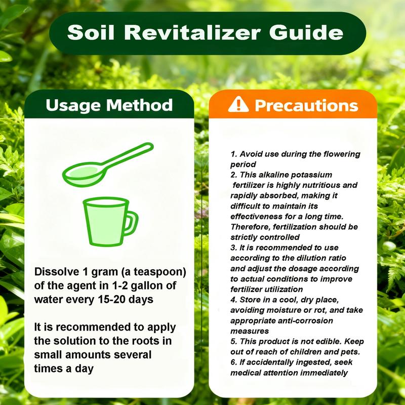 🔥Premium Soil Activator & Revitalizer - Concentrated Humic Acid Plant Food Enhancer🌱-LGZ