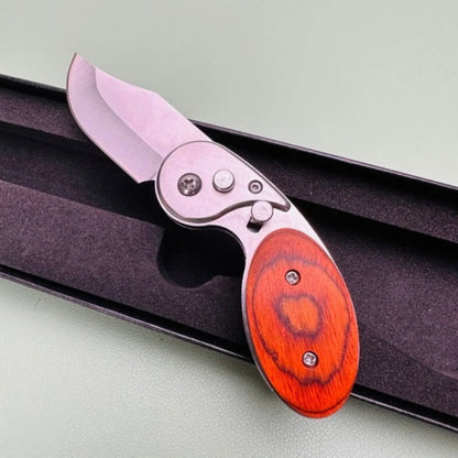🔥LAST DAY 70% OFF🔥 Wood Handle Outdoor Mini Folding Knife