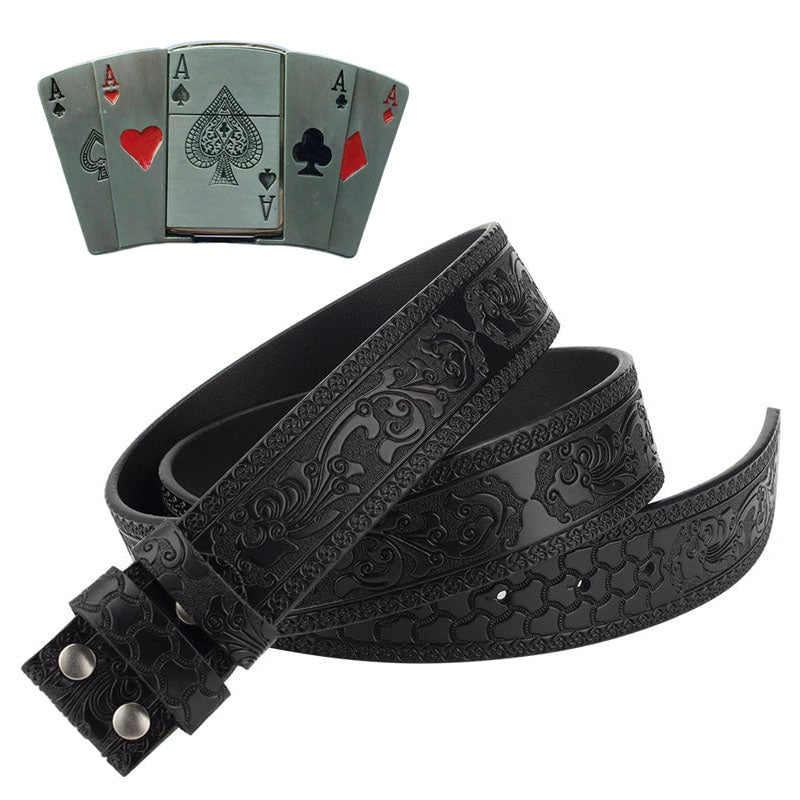 🔥LAST DAY 50% OFF🔥Western Fashion Genuine Leather Belt Poker Utility Belt Set
