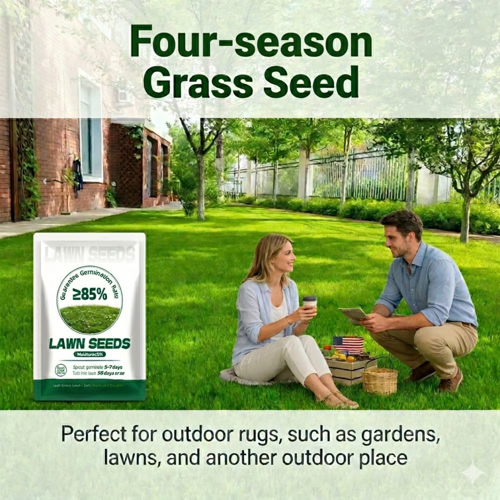 🔥2026 Evergreen Dwarf Grass Seed | For Four Seasons - 1 PACK