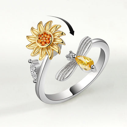 Sunflower Rotatable Rings