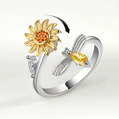 Sunflower Rotatable Rings