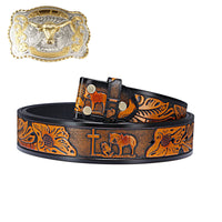 With Vintage Praying Belt Belt (120 cm/47 inch)