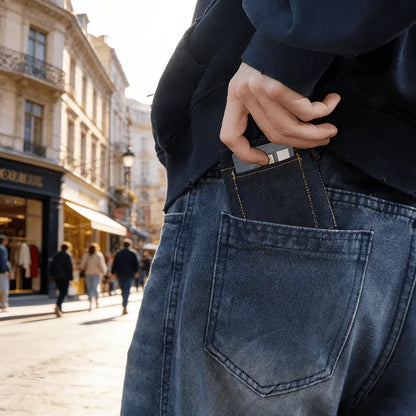 Classic Blue Jeans Denim Wallet