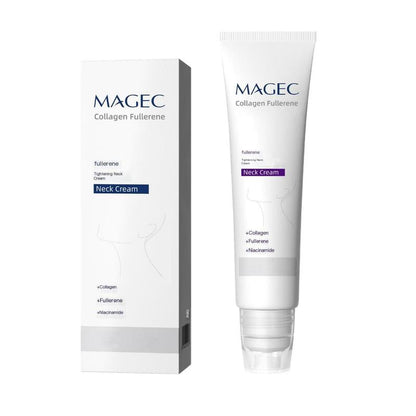 Reduces Wrinkles and Double Chin,Five Rollers for All Around Massage,Neck Firming Cream,Collagen Neck Cream,Relieves Edema,Suitable for Wrinkled Skin,with Hyaluronic Acid,VitaminC+E.-LGZ