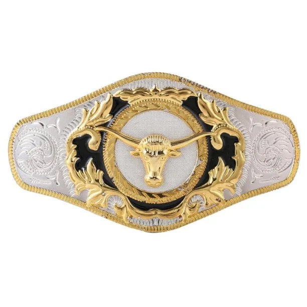 Western Style Fashion Creative Belt Buckle -  Longhorn