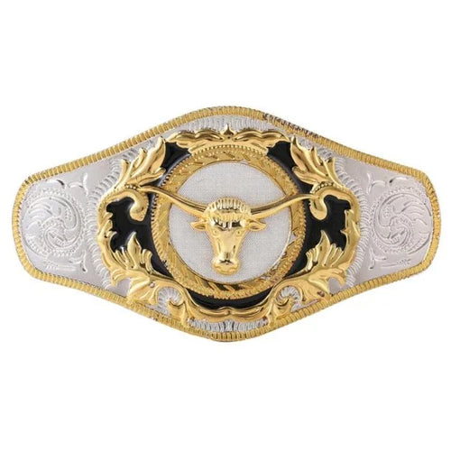 Western Style Fashion Creative Belt Buckle -  Longhorn