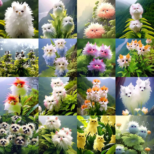 🔥😺 Enjoy your garden! Magical plants! Transparent cat's eye seeds! 🌸✨