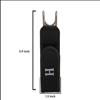 Tactical Metal Hook Elastic Belt (Unisex) - No Buckle Invisible Design | Soft Adjustable Side