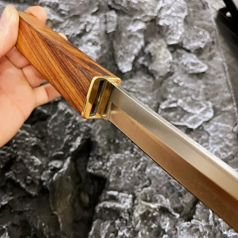 🔥LAST DAY 70% OFF🔥Handmade Wood Handle D2 Steel Double Knife