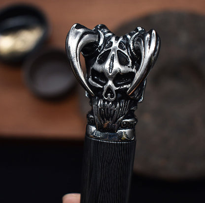 🔥LAST DAY 70% OFF🔥Damascus Steel Ghost Head Knife
