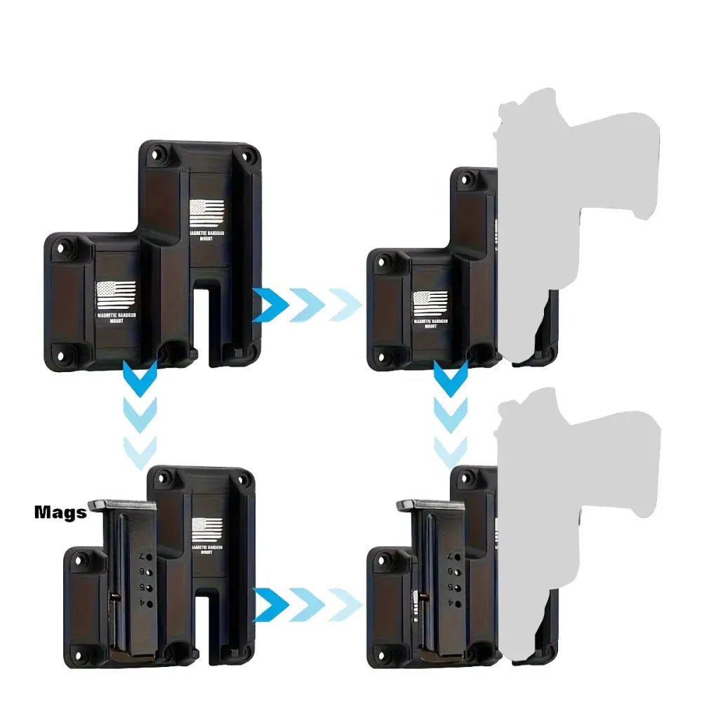 Magnetic Quick Draw Mount Holster