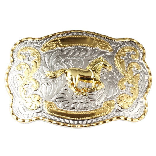 Western Style Fashion Creative Belt Buckle - Running Horse