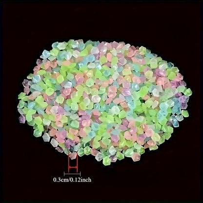🌌 10,000 Pcs Luminous Glowing Stones | Eco-Friendly Solar Glow in the Dark Rocks for Yard Walkways, Succulent Planters & Holiday Decor ✨-LGZ