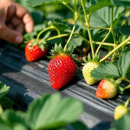 Strawberry seeds, suitable for potted plants, greenhouses and outdoor gardens, easy-to-grow fruit seeds.-KPL