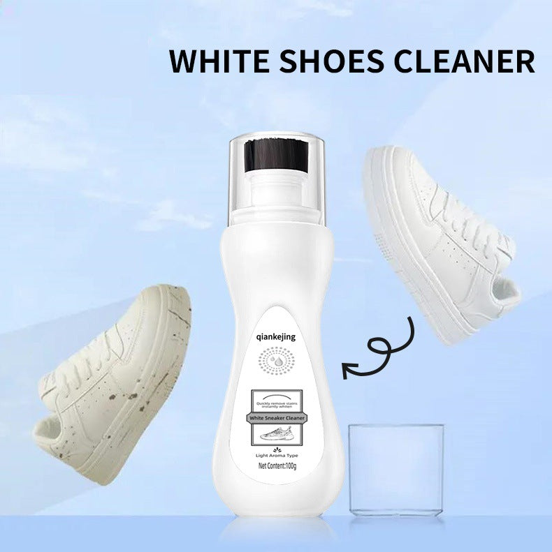 White sneaker cleaner, removes stains and yellowing, waterless wash for mesh shoes and sneakers-ZBD