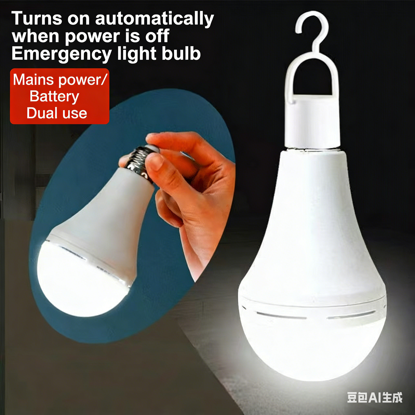Rechargeable Emergency   Light Bulbs-￥HJY1