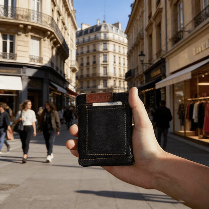 Classic Blue Jeans Denim Wallet