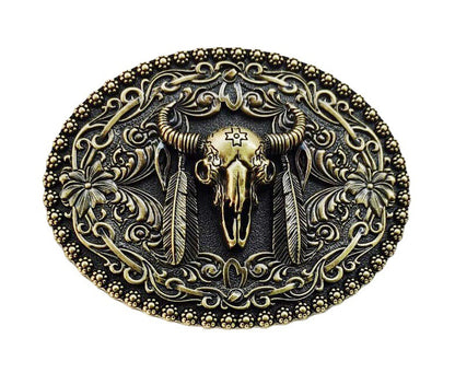 Western Style Fashion Creative Belt Buckle - Cow