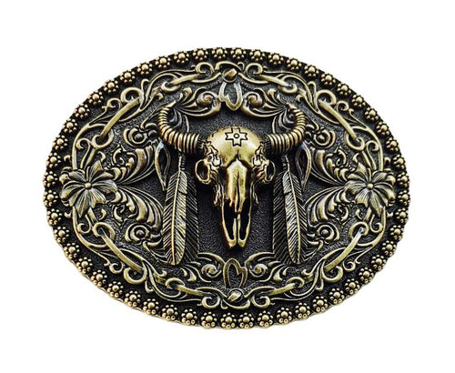 Western Style Fashion Creative Belt Buckle - Cow