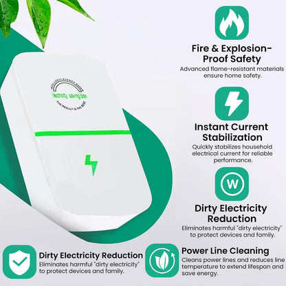 Plug-In Power Box with US Plug 2026 Updated Design, Compatible with 90–250V Input Range-JY