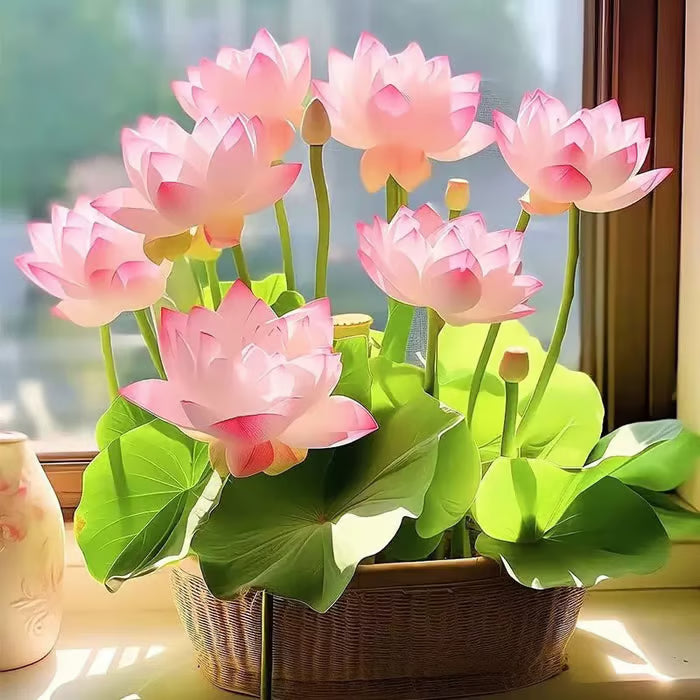 【Spring Sale】Dwarf Lotus Seeds, Easy to Grow Elegant Water Scenery, 10 Seeds Per Pack.-KPL