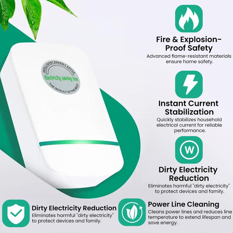 Plug-In Power Box⚡with US Plug 2026 Updated Design🔋 Compatible with 90–250V Input Range🍃-LGZ