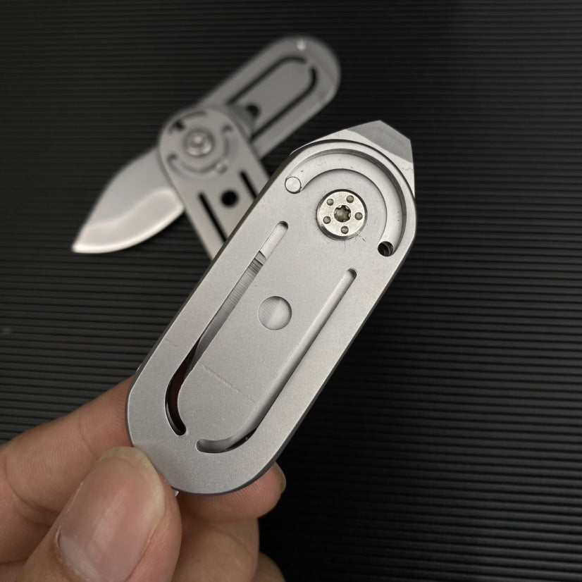 🔥LAST DAY 70% OFF🔥 360° Rotating Titanium Beetle EDC Mini Knife