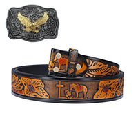 With Vintage Praying Belt Belt (120 cm/47 inch)
