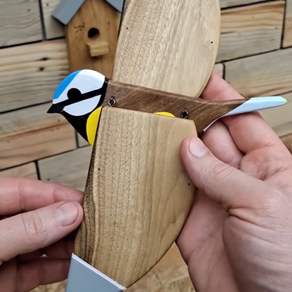Handcrafted Wooden Flying Bird Toy
