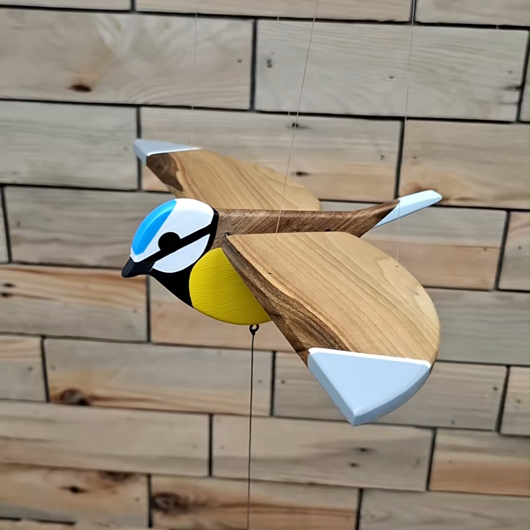 Handcrafted Wooden Flying Bird Toy