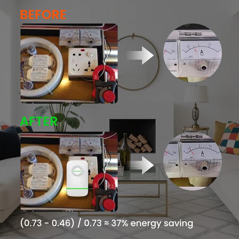 Plug-In Power Box⚡with US Plug 2026 Updated Design🔋 Compatible with 90–250V Input Range🍃-LGZ