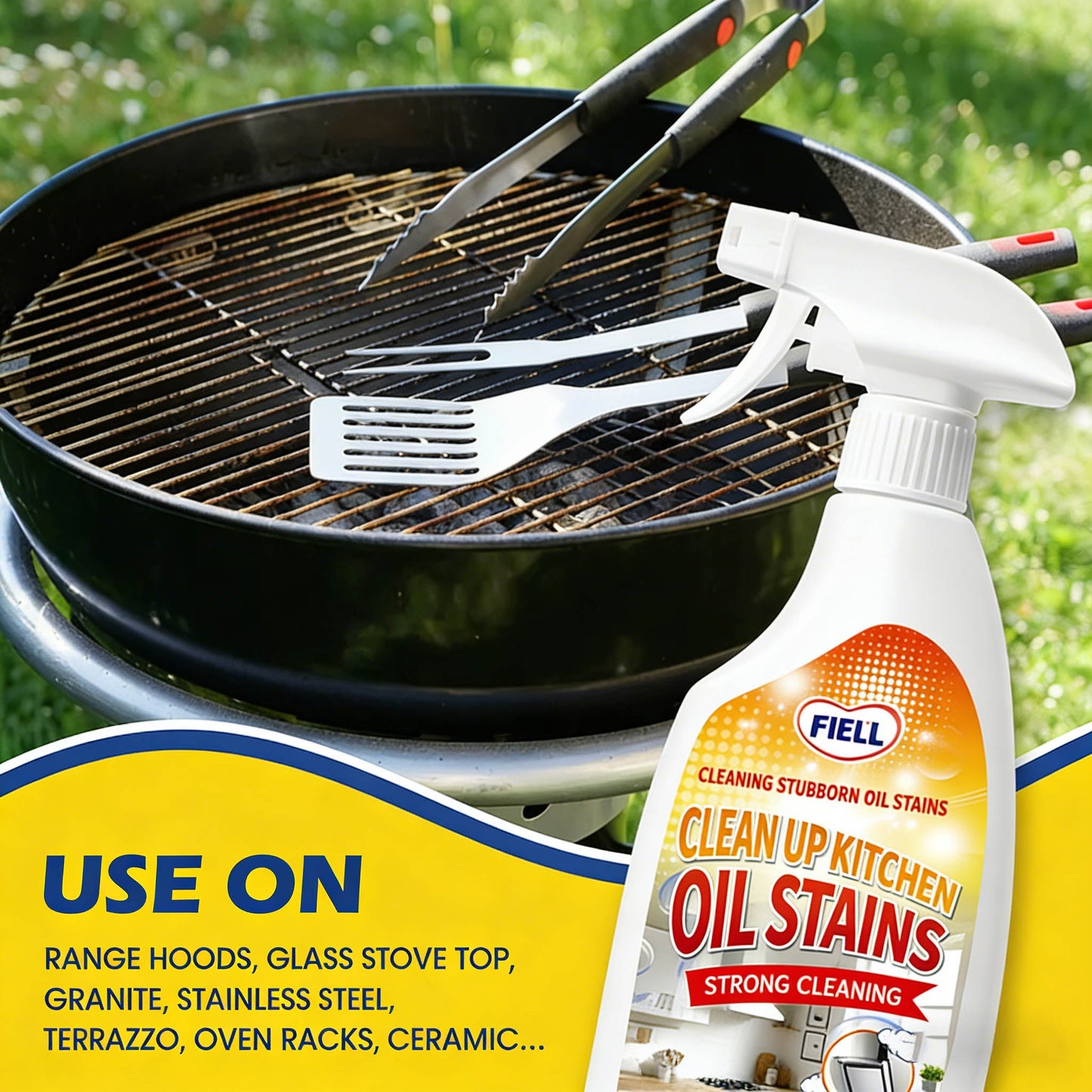 Powerful multi-purpose cleaner for kitchen, oven, stove, range hood and sink.-KPL