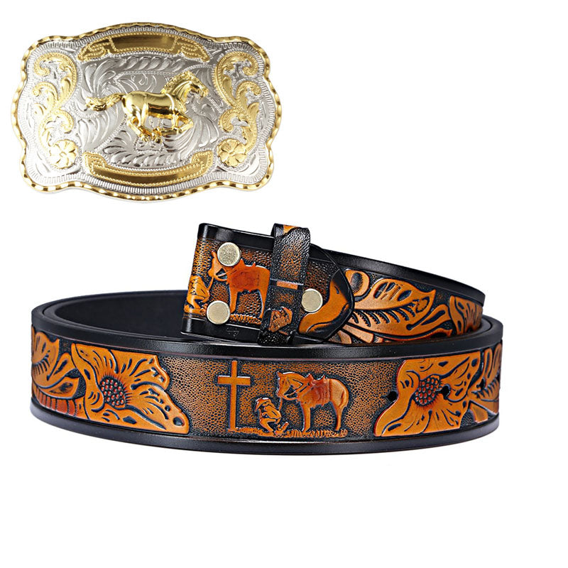 🔥LAST DAY 50% OFF🔥Western Style Fashion Creative Belt Buckle