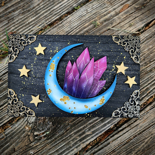 Crystal & Moon Hidden Key Box