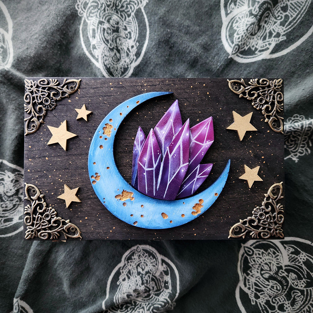 Crystal & Moon Hidden Key Box