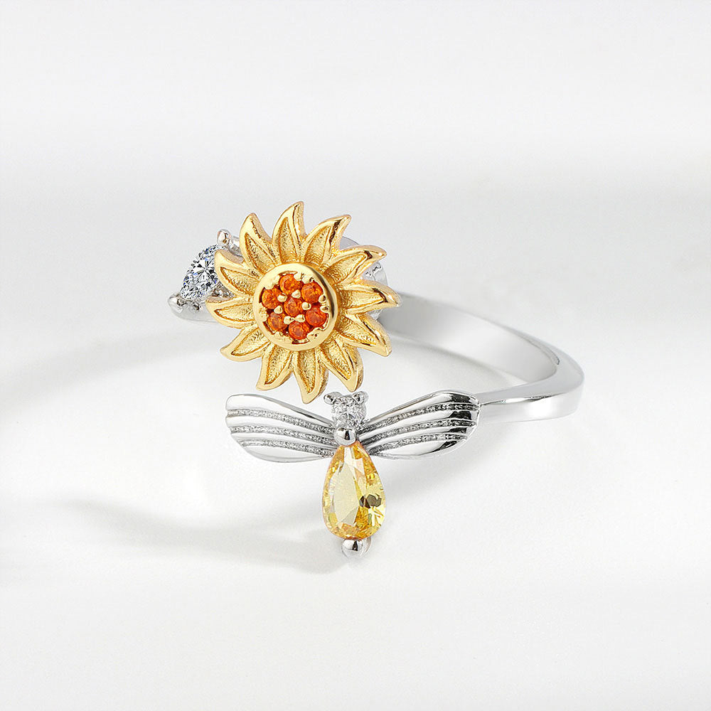Sunflower Rotatable Rings