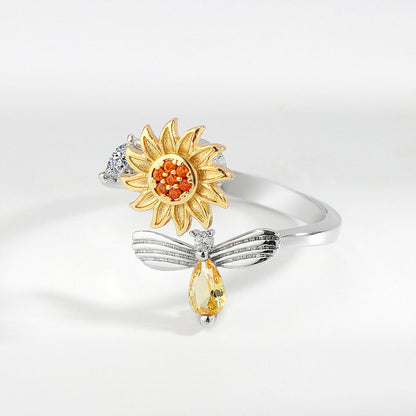 Sunflower Rotatable Rings