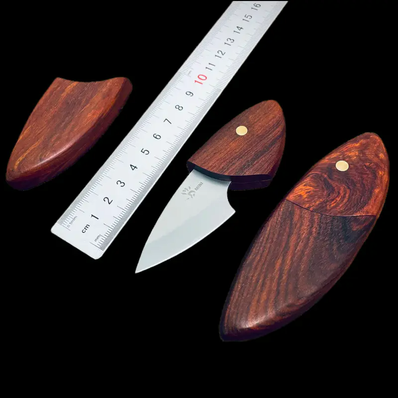 🔥LAST DAY 70% OFF🔥 Wooden Fish Mini EDC Camping Knife Pocket Knife