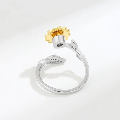 Sunflower Rotatable Rings - Leaf