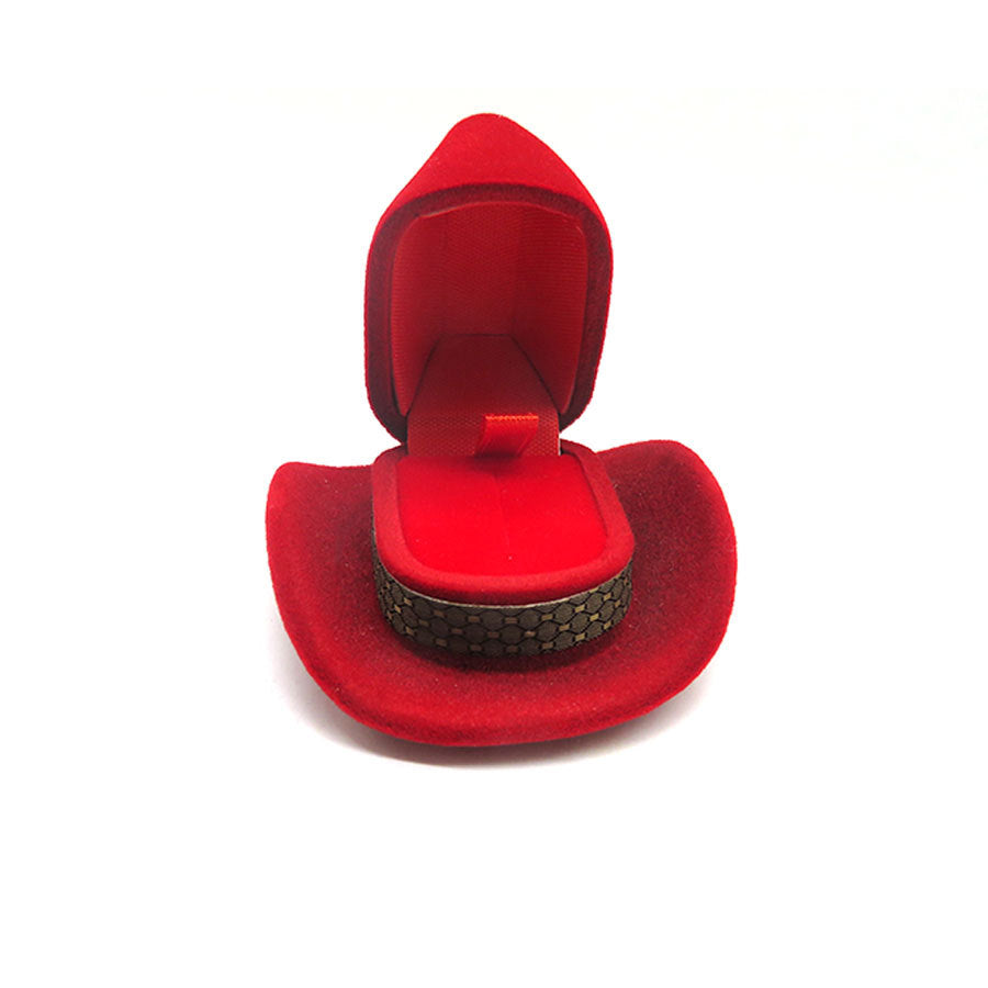 Cowboy Hat Ring Box