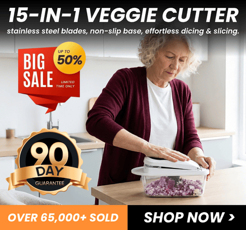 Vegetable Chopper,15-in-1 Multifunctional Food Chopper,Professional Onion Chopper with 8 Blades,Vegetable Cutter with Container for Salad,Potato,Carrot,and Garlic; Essential Kitchen Tool-JY