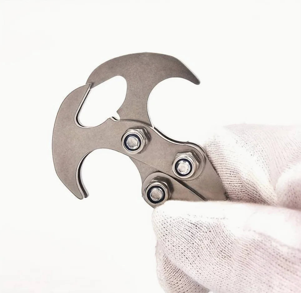 Stainless Steel Outdoor Carabiner Grappling Hook / Gravity Hook