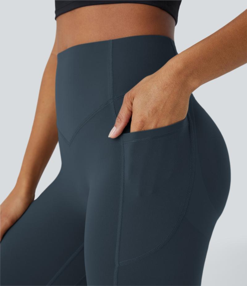 Spring Sale🌼High Waisted Scrunch Butt Lifting Tummy Control Pocket Shaping Training Leggings🍑-LGZ