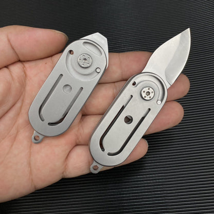 🔥LAST DAY 70% OFF🔥 360° Rotating Titanium Beetle EDC Mini Knife