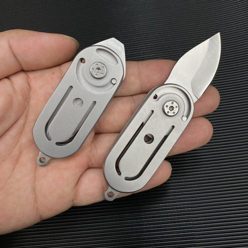 🔥LAST DAY 70% OFF🔥 360° Rotating Titanium Beetle EDC Mini Knife