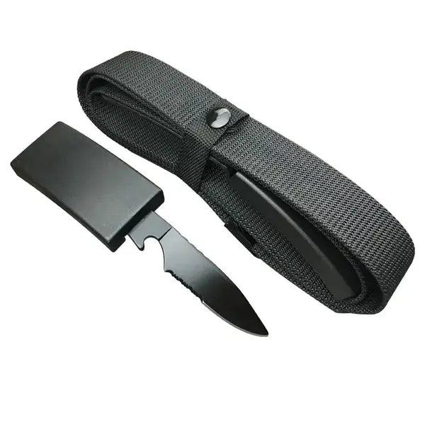 🔥Hot Sale🔥Tactical Nylon Belt with Concealed Self-Defense Knife