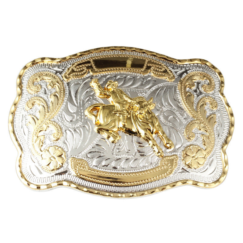 Western Style Fashion Creative Belt Buckle - Bull