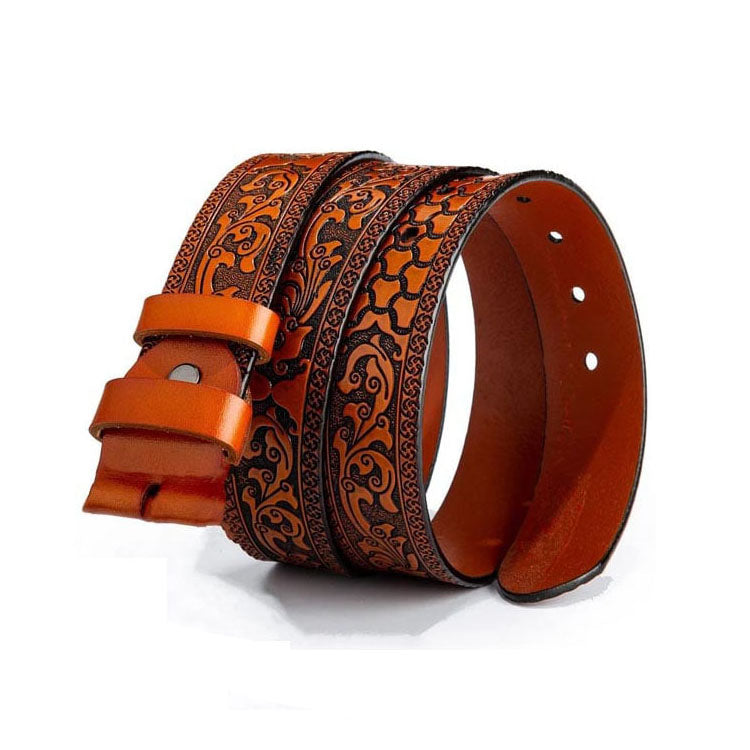 Western Belt Without Buckle 1.5" Wide with Snaps