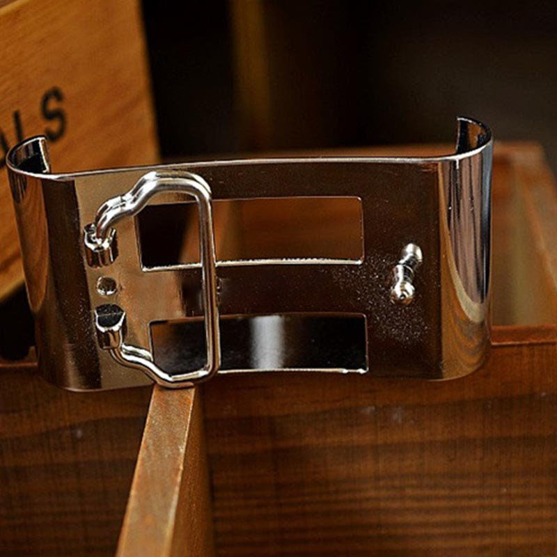 Fashion Punk Creative Belt Buckle With 3oz Flask - Texas